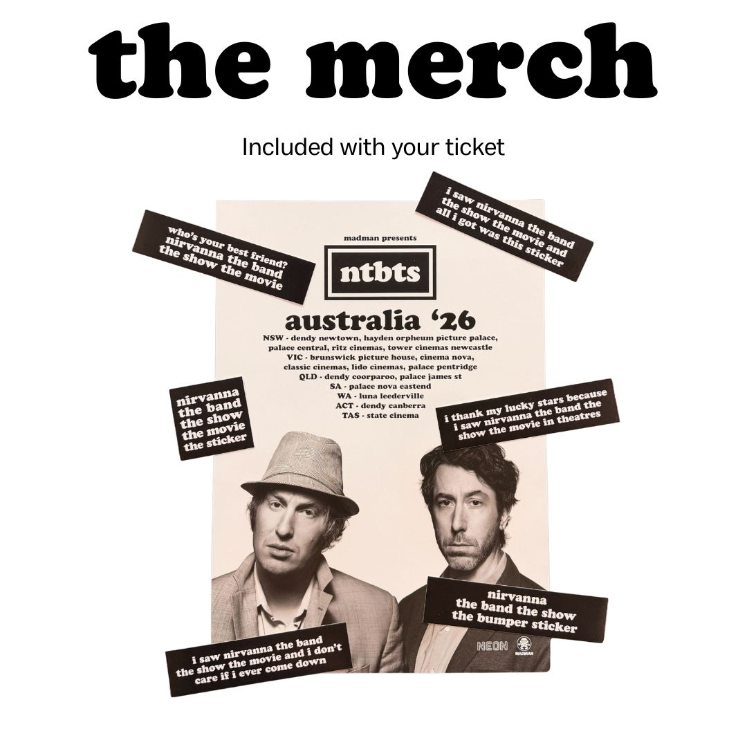 Merch included with your ticket