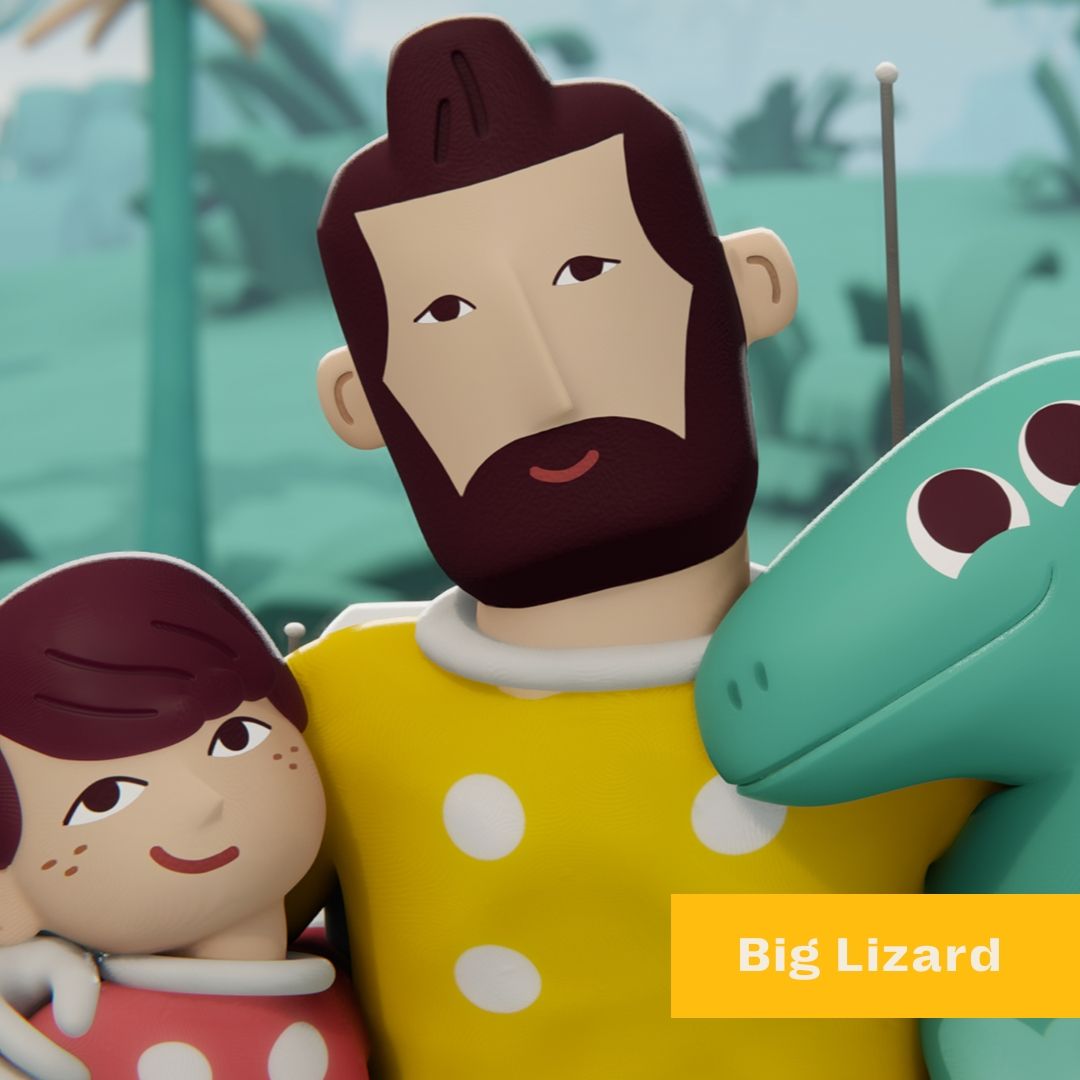 A still from Big Lizard